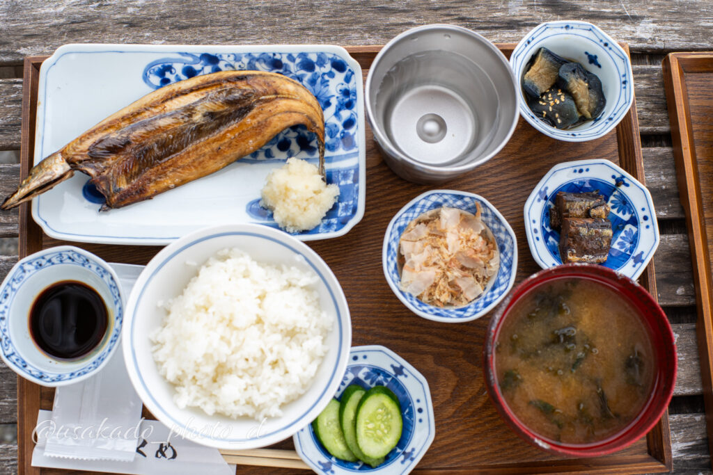 灰干しサンマ定食